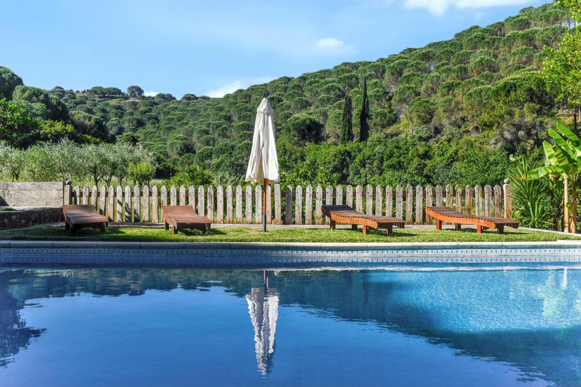 Bicentennial House In Porto De Mos With Mountain View And Pool Exterior foto